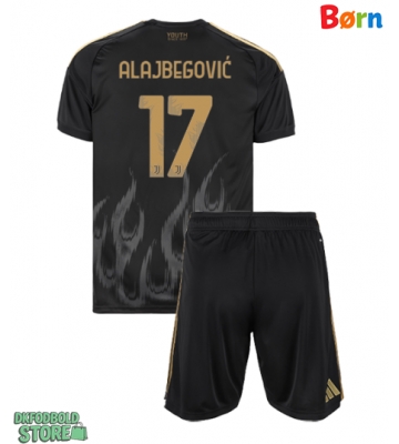 Juventus Kerim Alajbegovic #17 Replika Babytøj Tredje sæt Børn 2026-27 Kortærmet (+ Korte bukser)